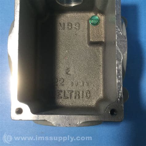 Meltric MB3 Junction Box, 22 mm, Cast Aluminum